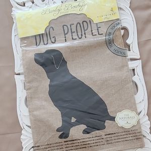 Dog People 🐾 Burlap Garden Flag